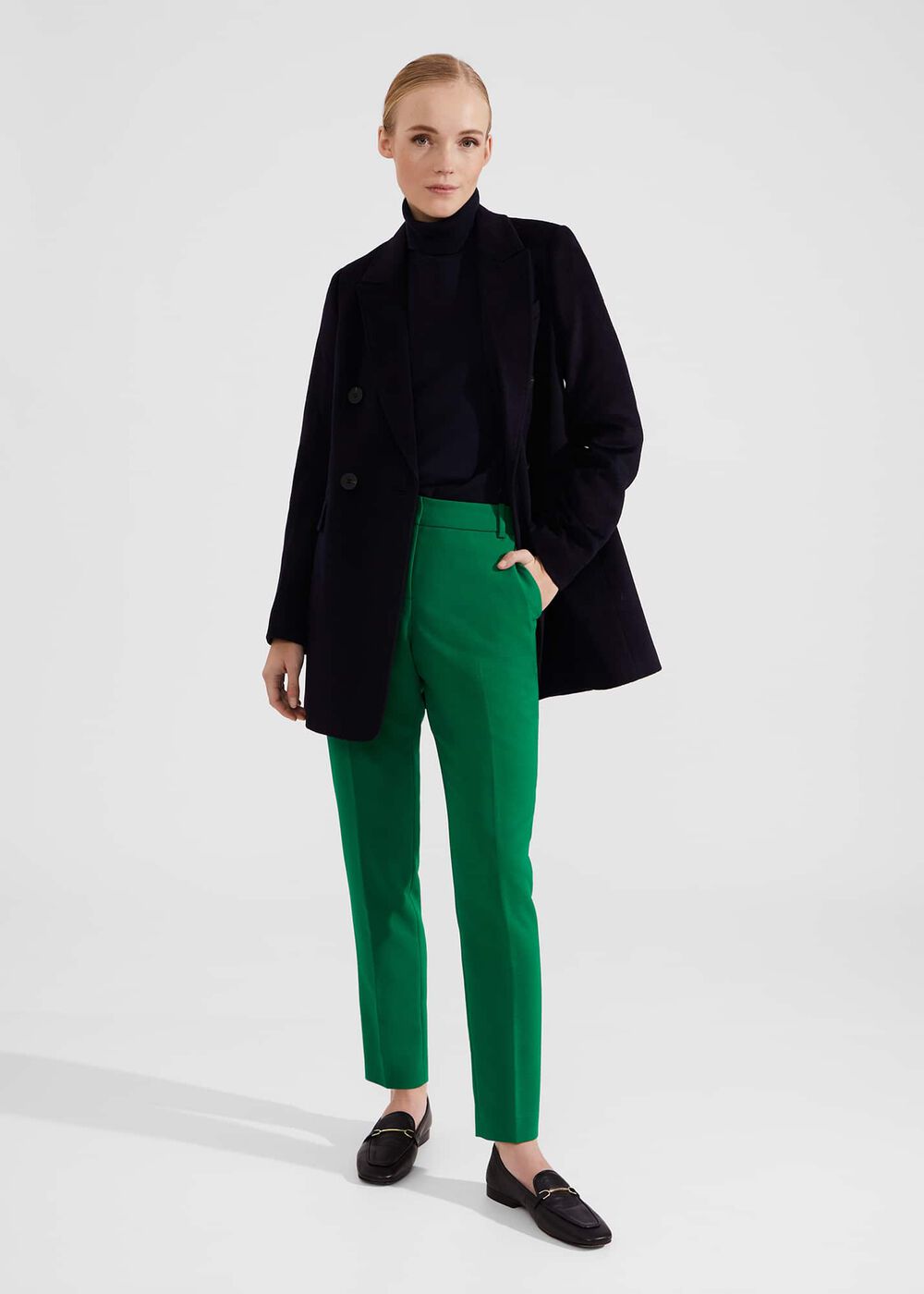 Petite Suki Trousers, Malachite Green, hi-res