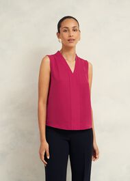 Shelley Blouse, Cranberry Pink, hi-res