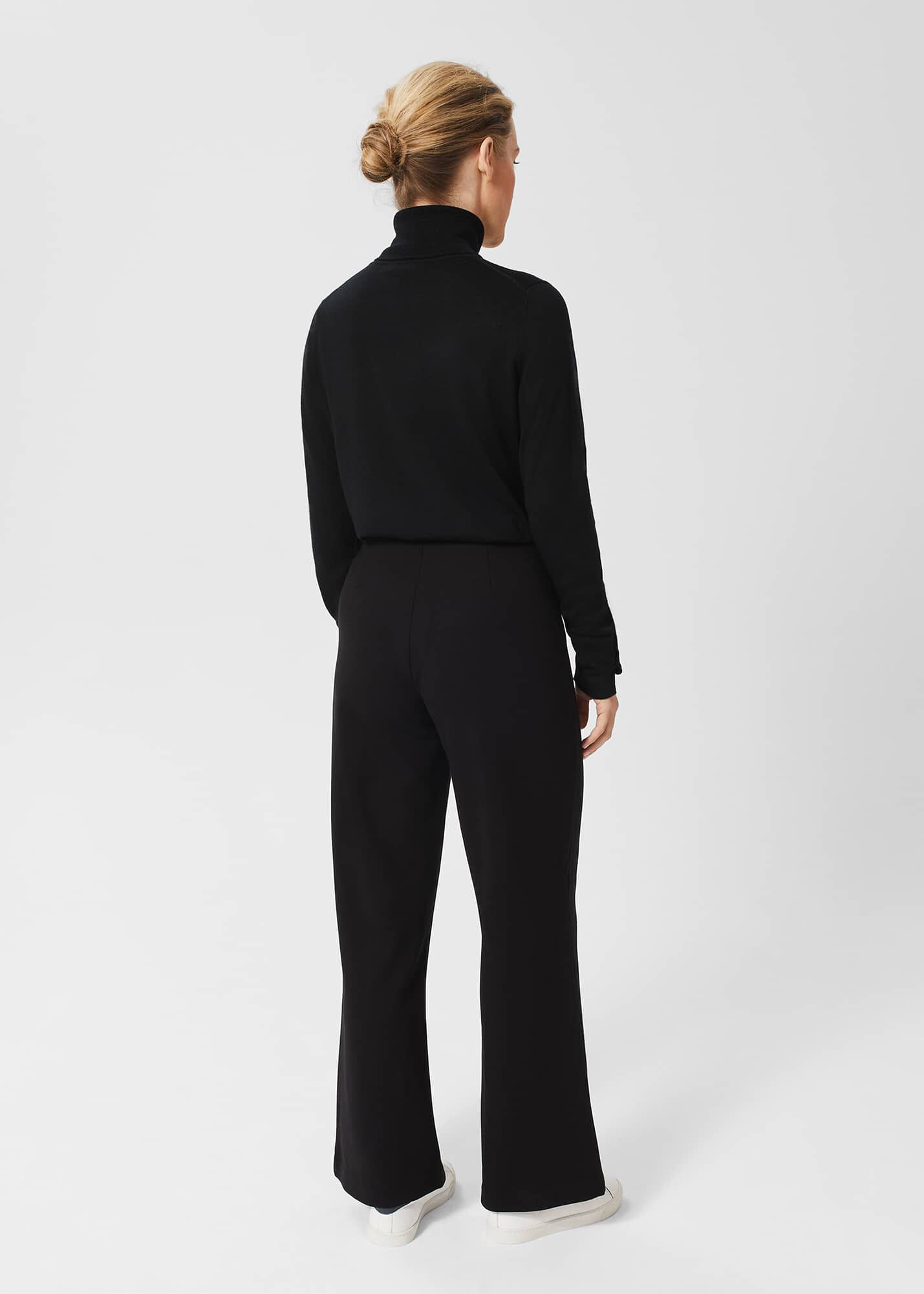 Petite Pippa Jersey Wide Leg Trousers 