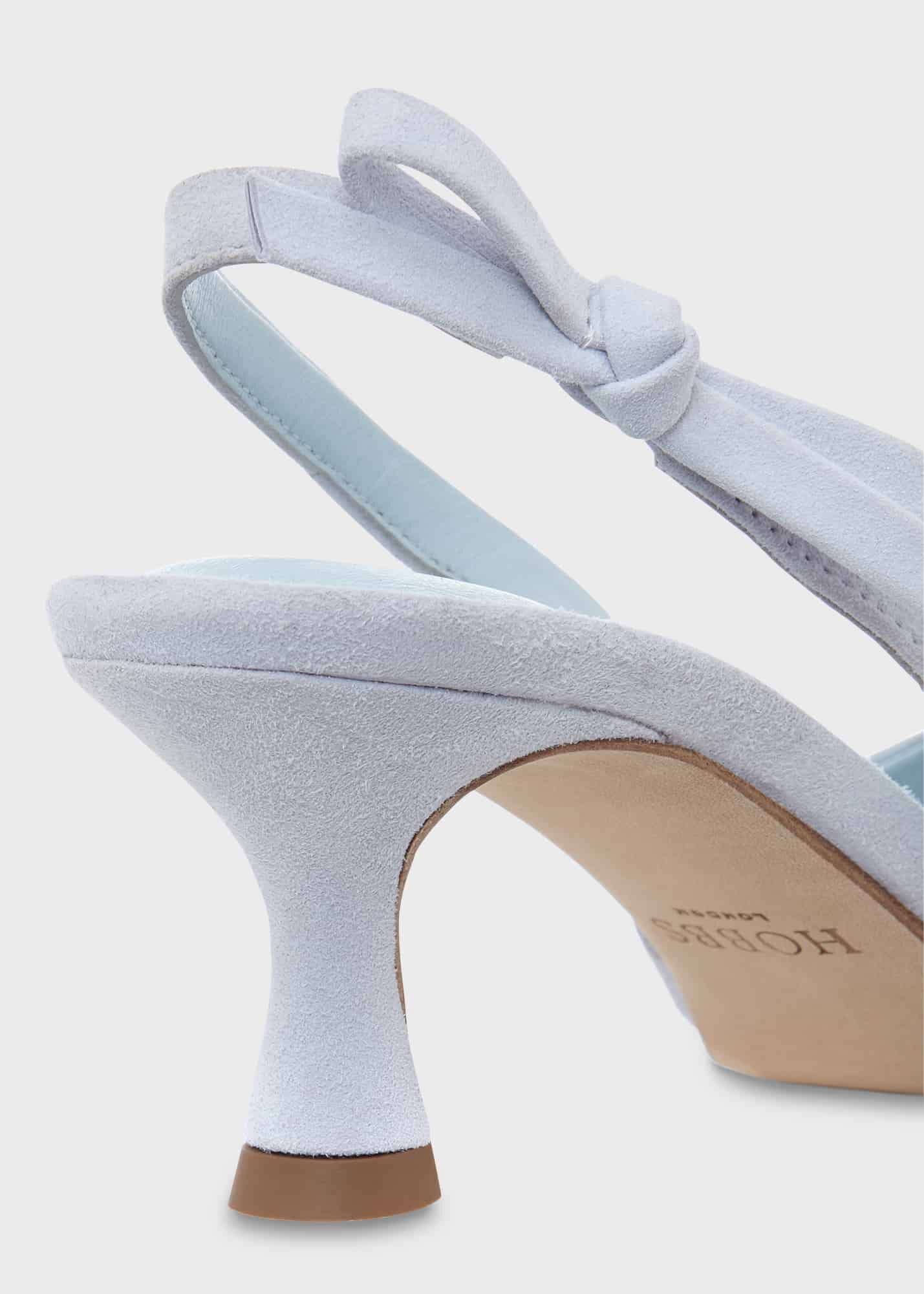 Pale blue clearance slingback shoes