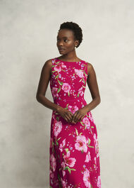 Carly Dress, Pink Multi, hi-res