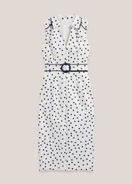 Nancy Spot Shift Dress, Ivory Midnight, hi-res