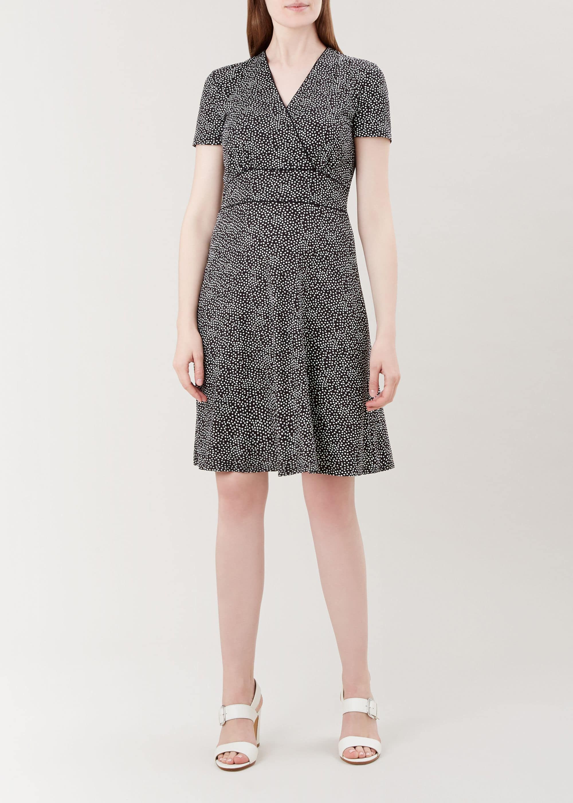 hobbs darcie dress navy