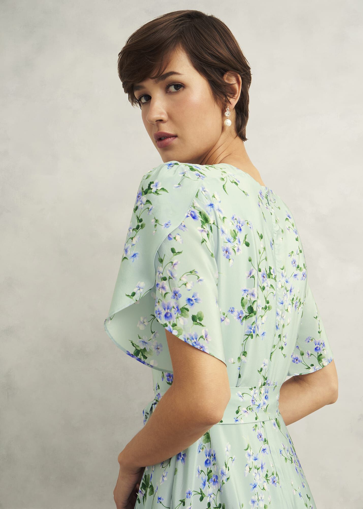 ZAPAKA Women Light Green Short Homecoming Dress A Line
