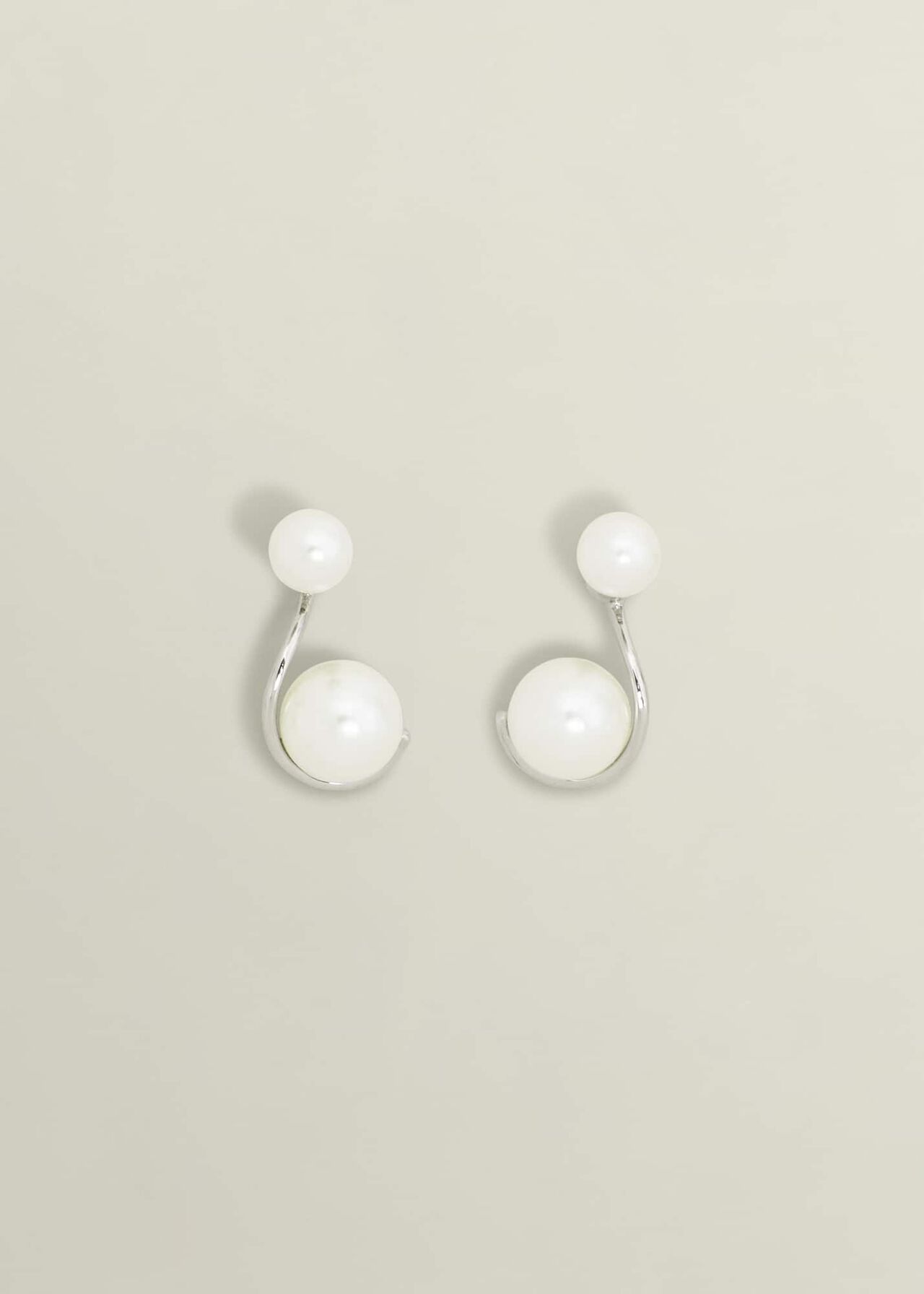 Robyn Earrings, Silver, hi-res