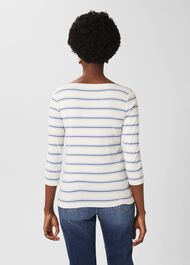 Sonya Striped Top, Blue Multi, hi-res