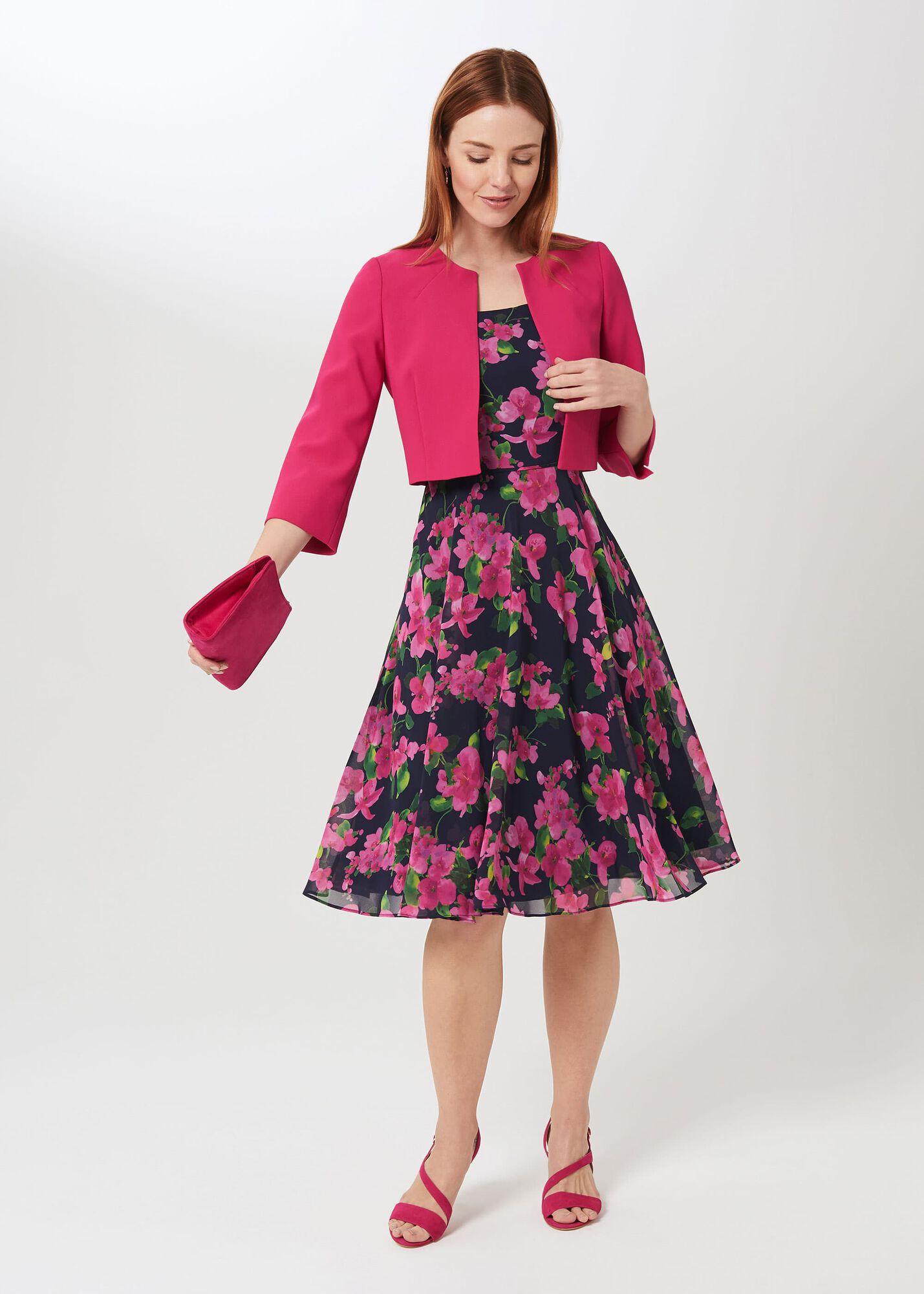 lauren fit and flare dress