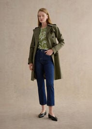 Julia Printed Top, Green Ivory, hi-res