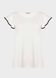 Nessie Top, White Navy, hi-res