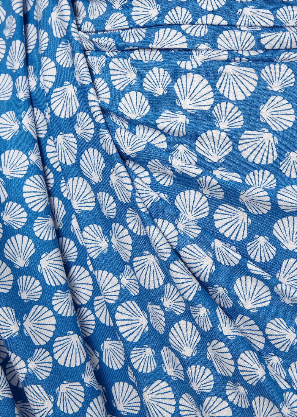 Bayview Sleeveless Jersey Dress, Azure Ivory, hi-res