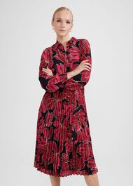 Laurenza Dress, Black Pink, hi-res