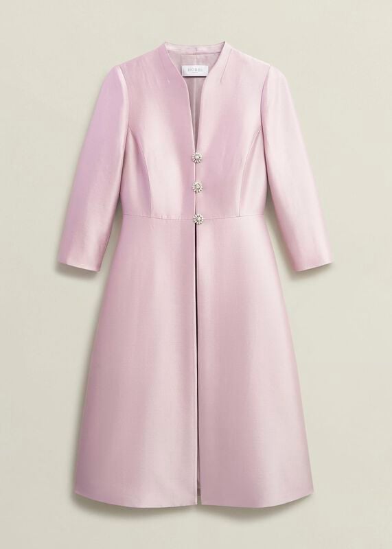 Rhea Wool Silk Coat