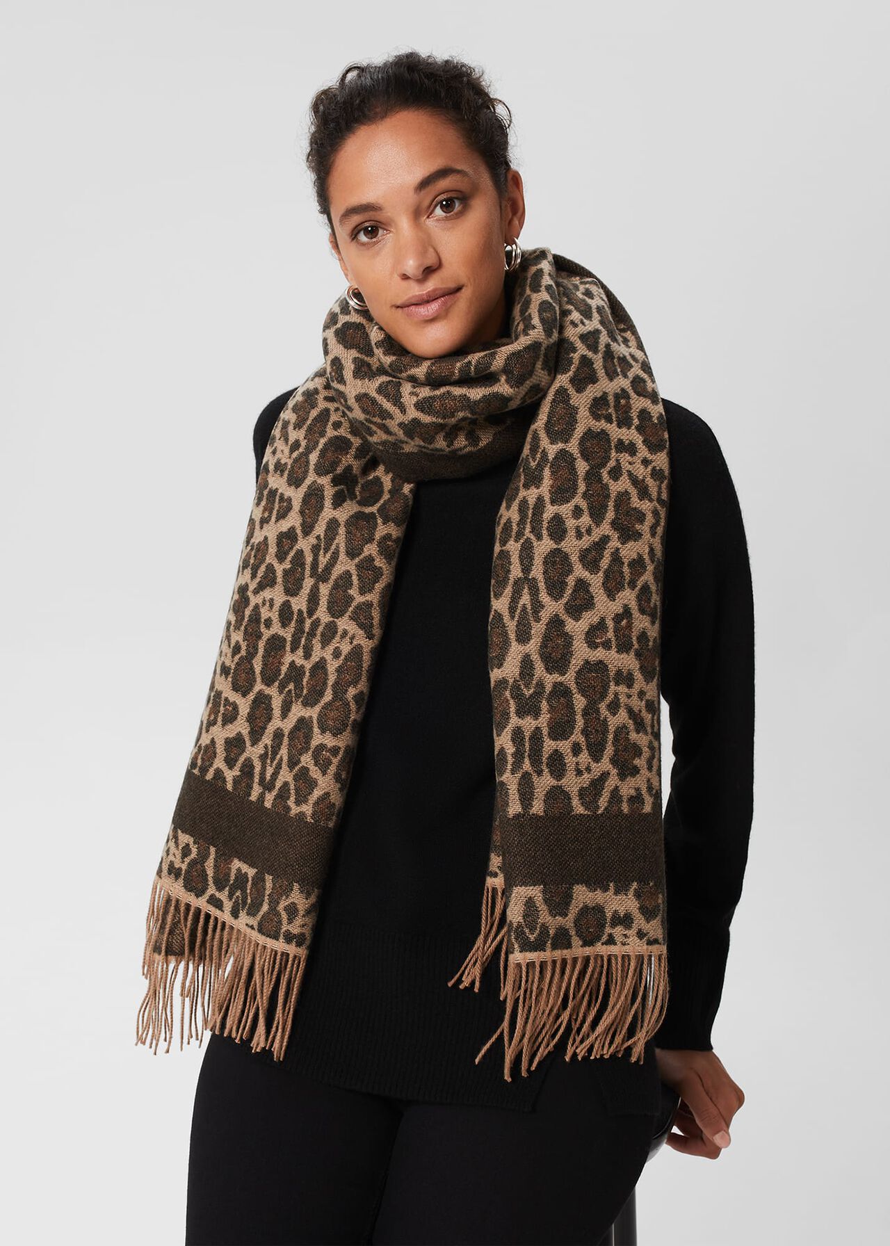 Yasmin Scarf, Tan Multi, hi-res