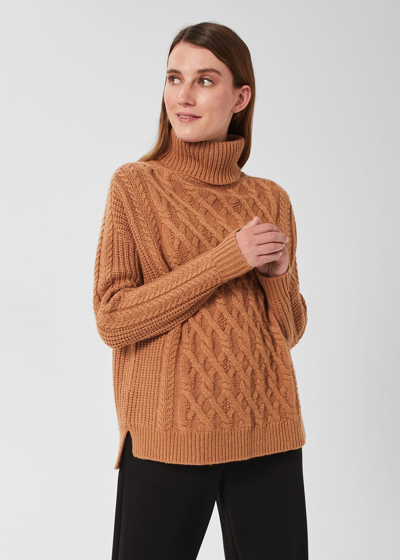 Emmeline Jumper, Camel, hi-res