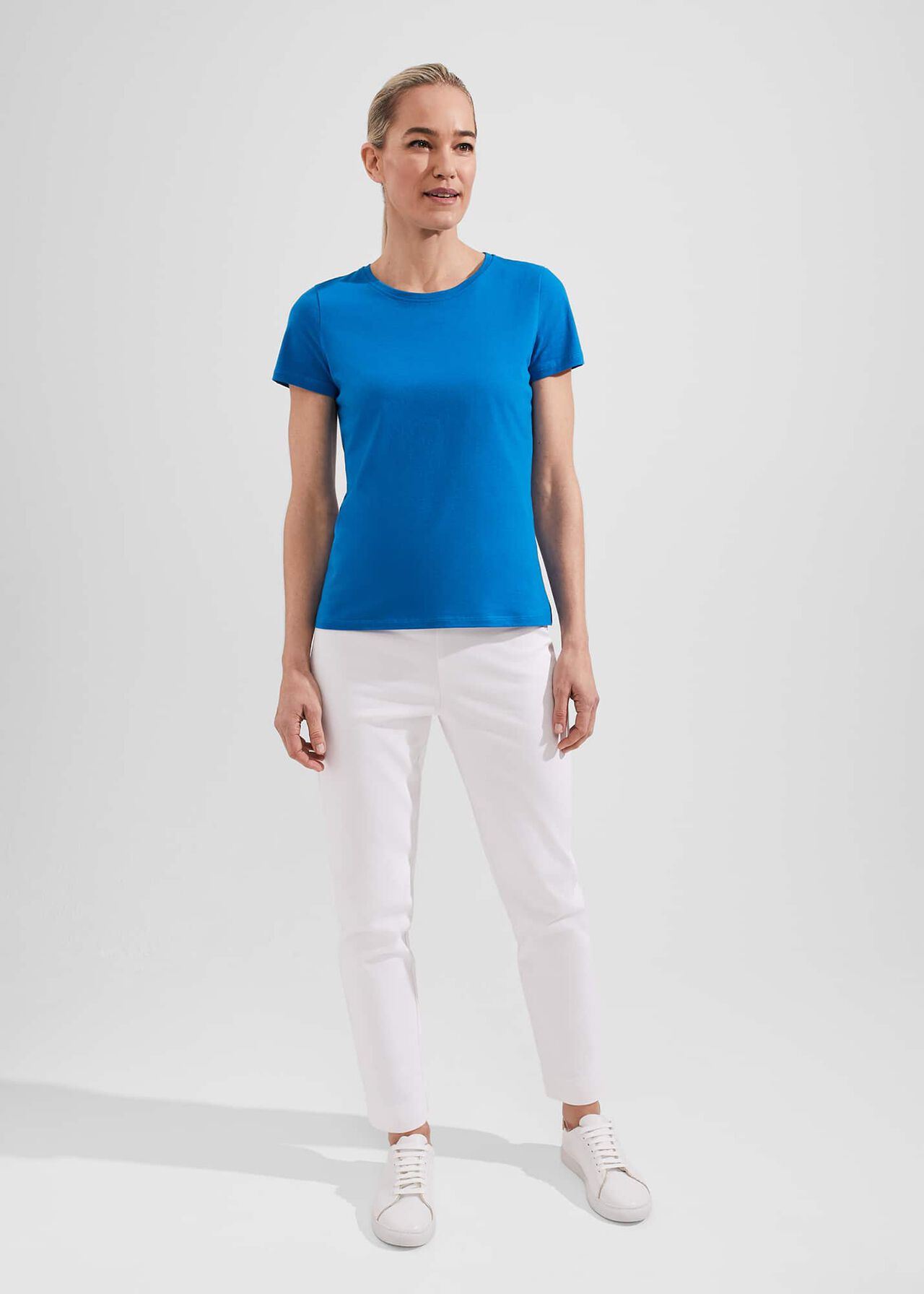 Pixie Cotton T-Shirt, Imperial Blue, hi-res