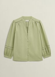 Emberlynn Blouse, Pale Sage, hi-res