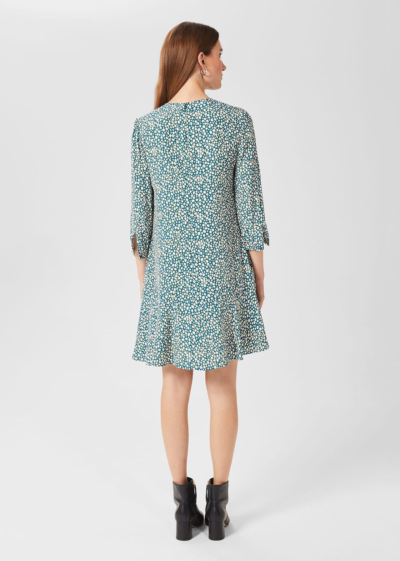 Prim Tunic Dress, Blue Multi, hi-res