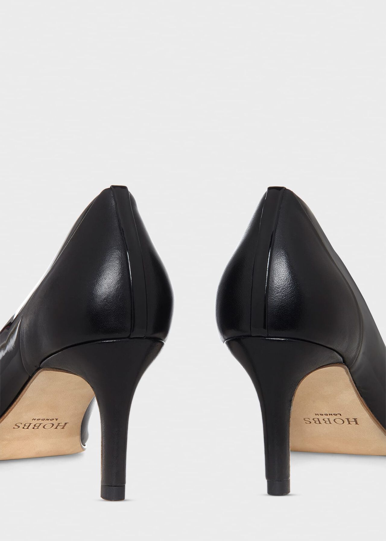 Amelia Court Shoes, Black, hi-res