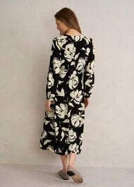 Evelyn Dress, Black Sandstone, hi-res