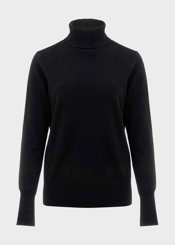 Izzy Cashmere Roll Neck Jumper