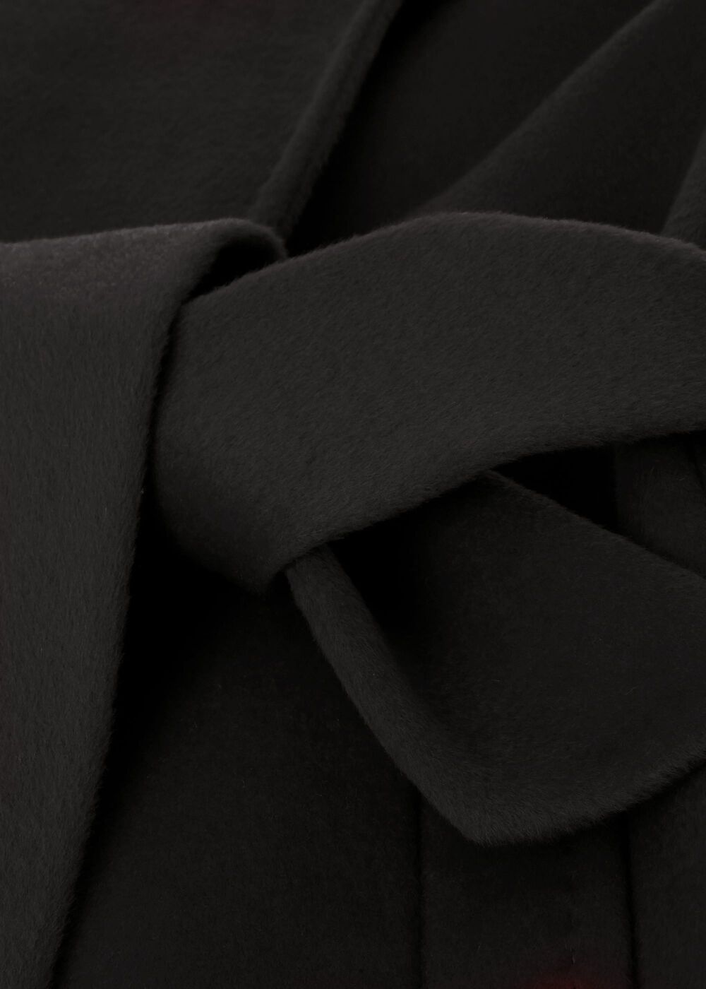 Petite Olivia Wool Wrap Coat, Black, hi-res
