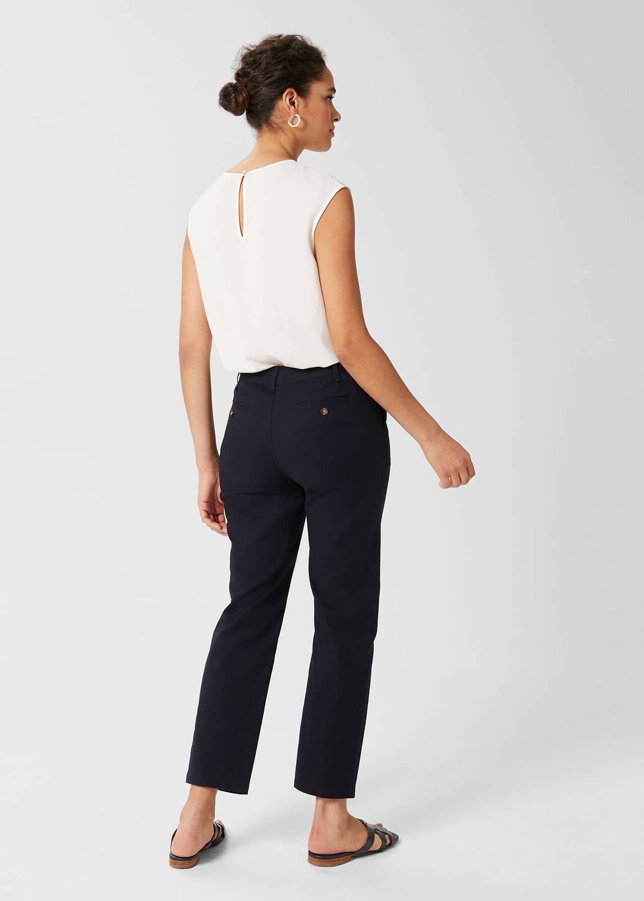 Cynthia Trousers, Navy, hi-res