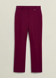Mabel Straight Trousers, Beryl Red, hi-res