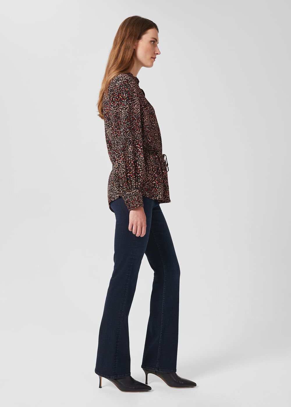 Niomi Bootcut Jeans, Dark Indigo, hi-res