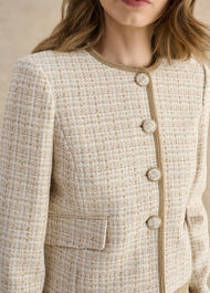 Carey Tweed Jacket, Camel Ivory, hi-res