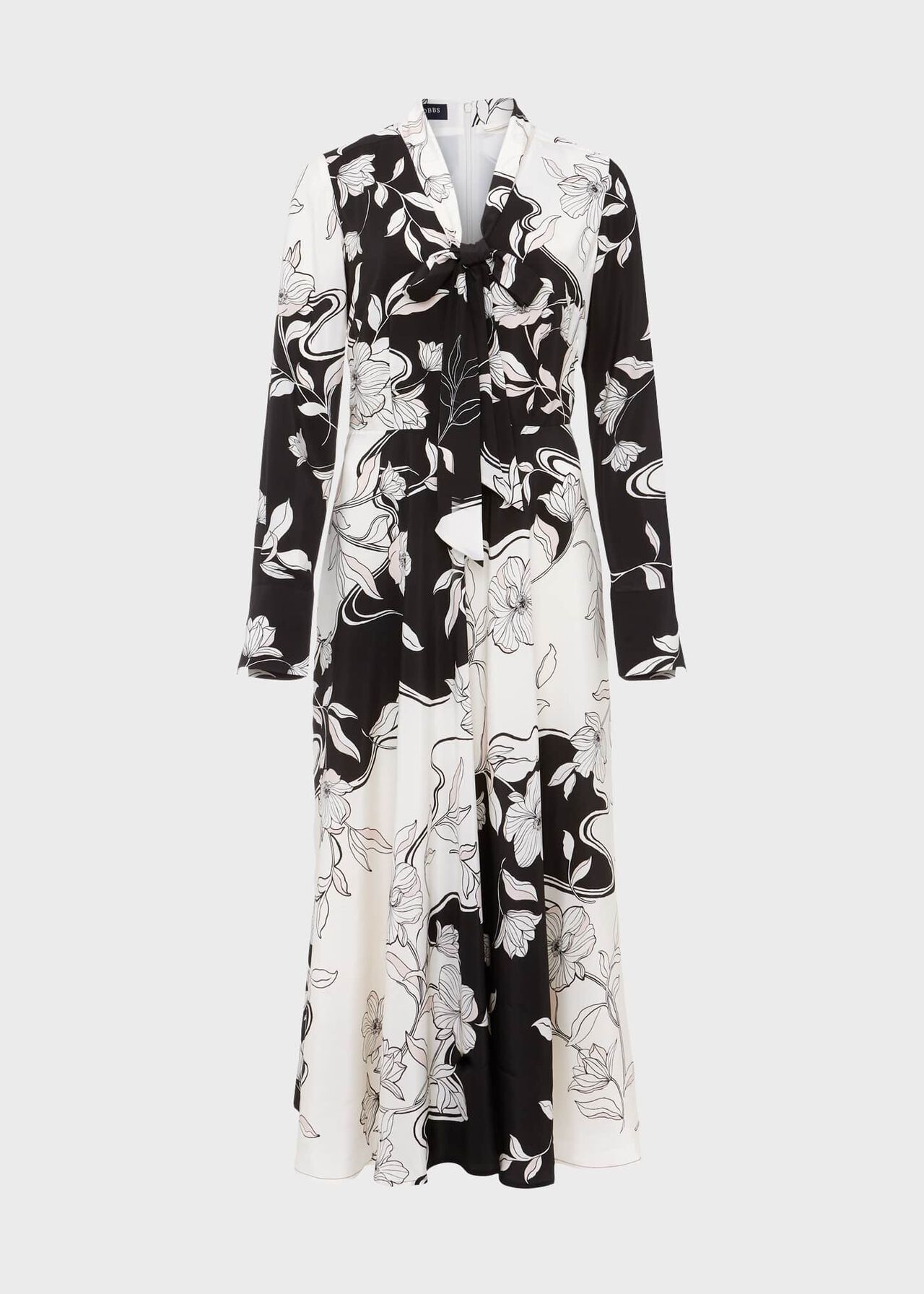 Isadora Silk Dress, Buttercream Mul, hi-res