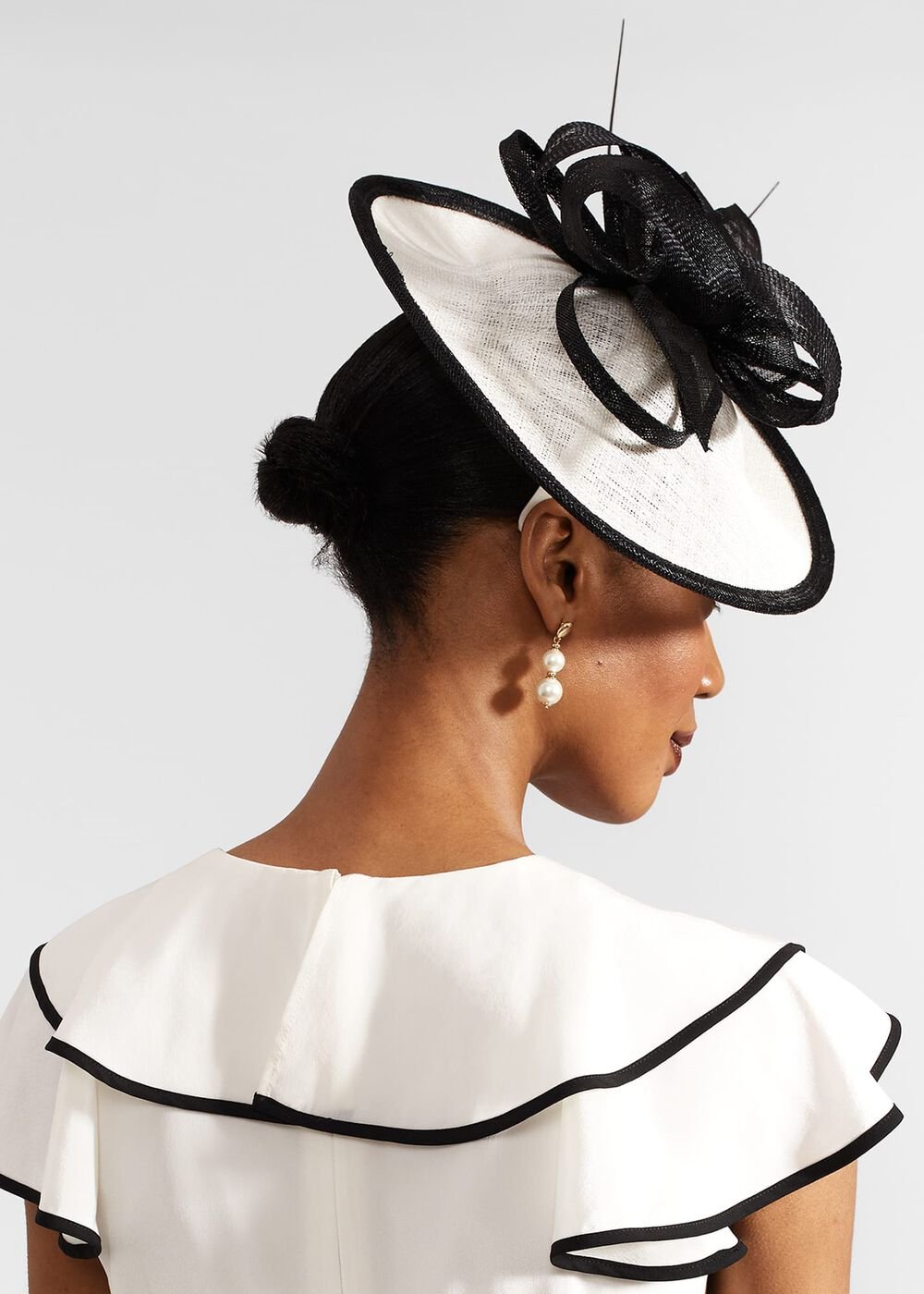 Chloe Fascinator, Buttercream, hi-res
