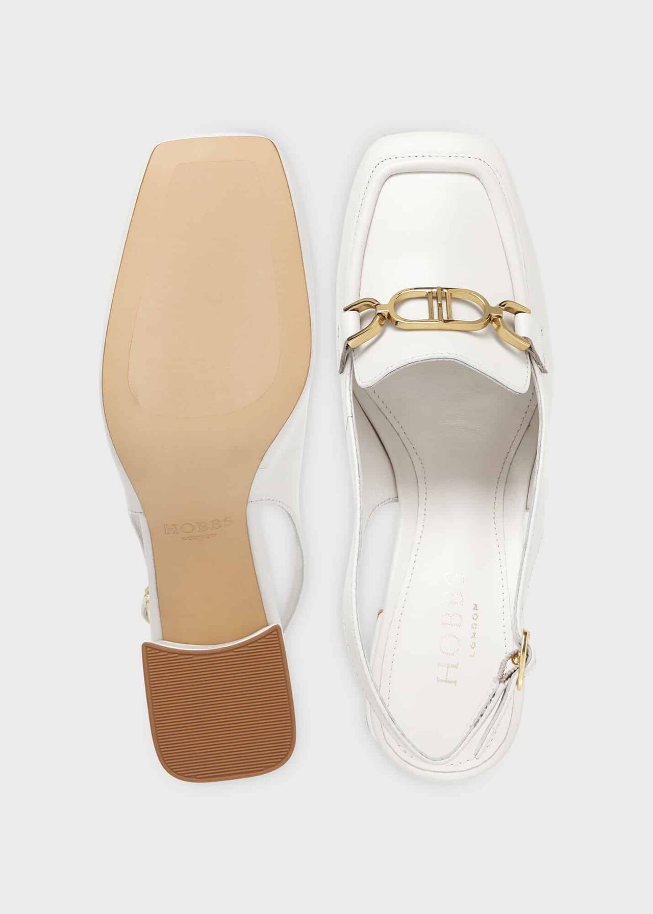 Nika Slingback, Ivory, hi-res