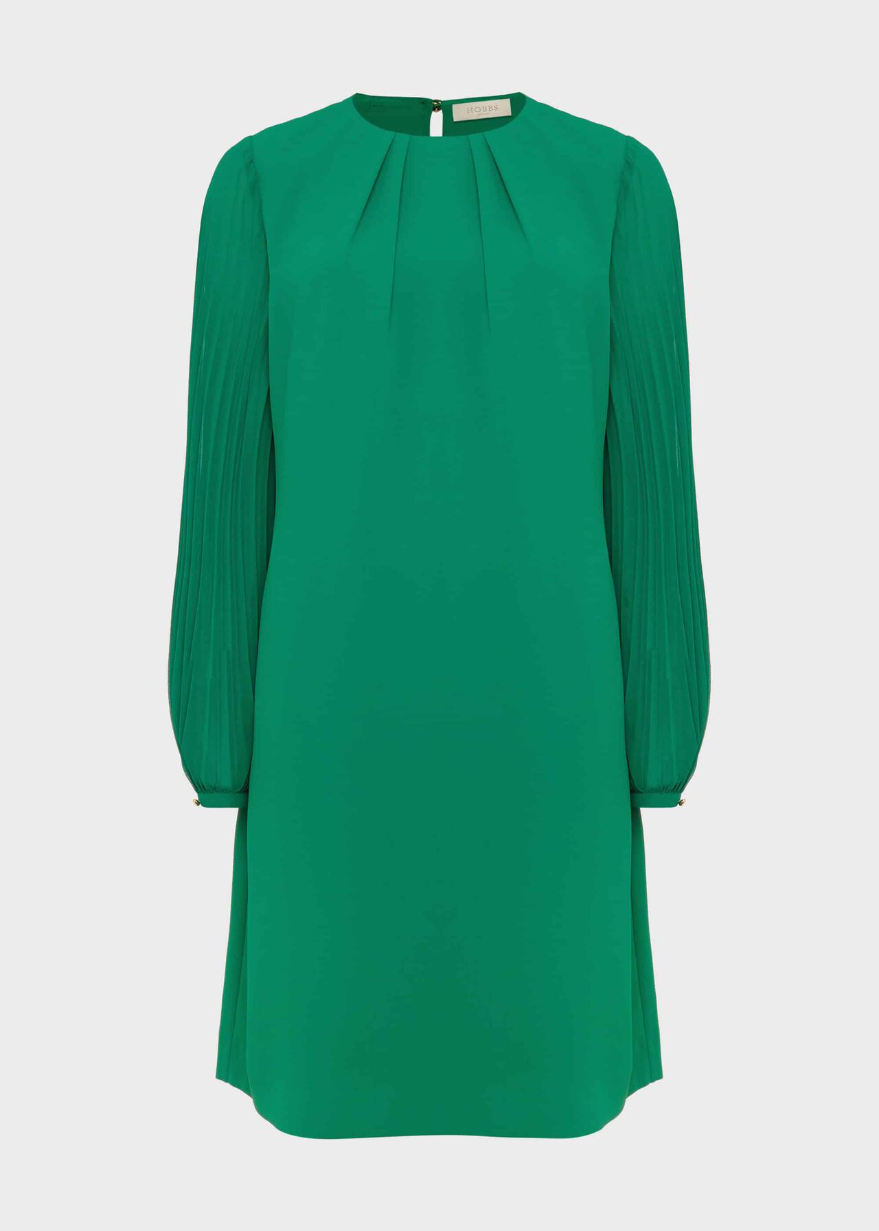 Greta Popover Dress, Field Green, hi-res
