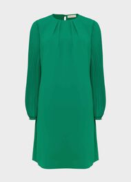 Greta Popover Dress, Field Green, hi-res