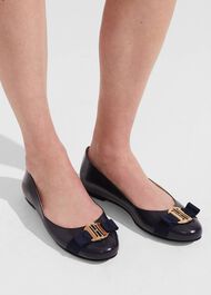 Cristie Flat, Navy, hi-res