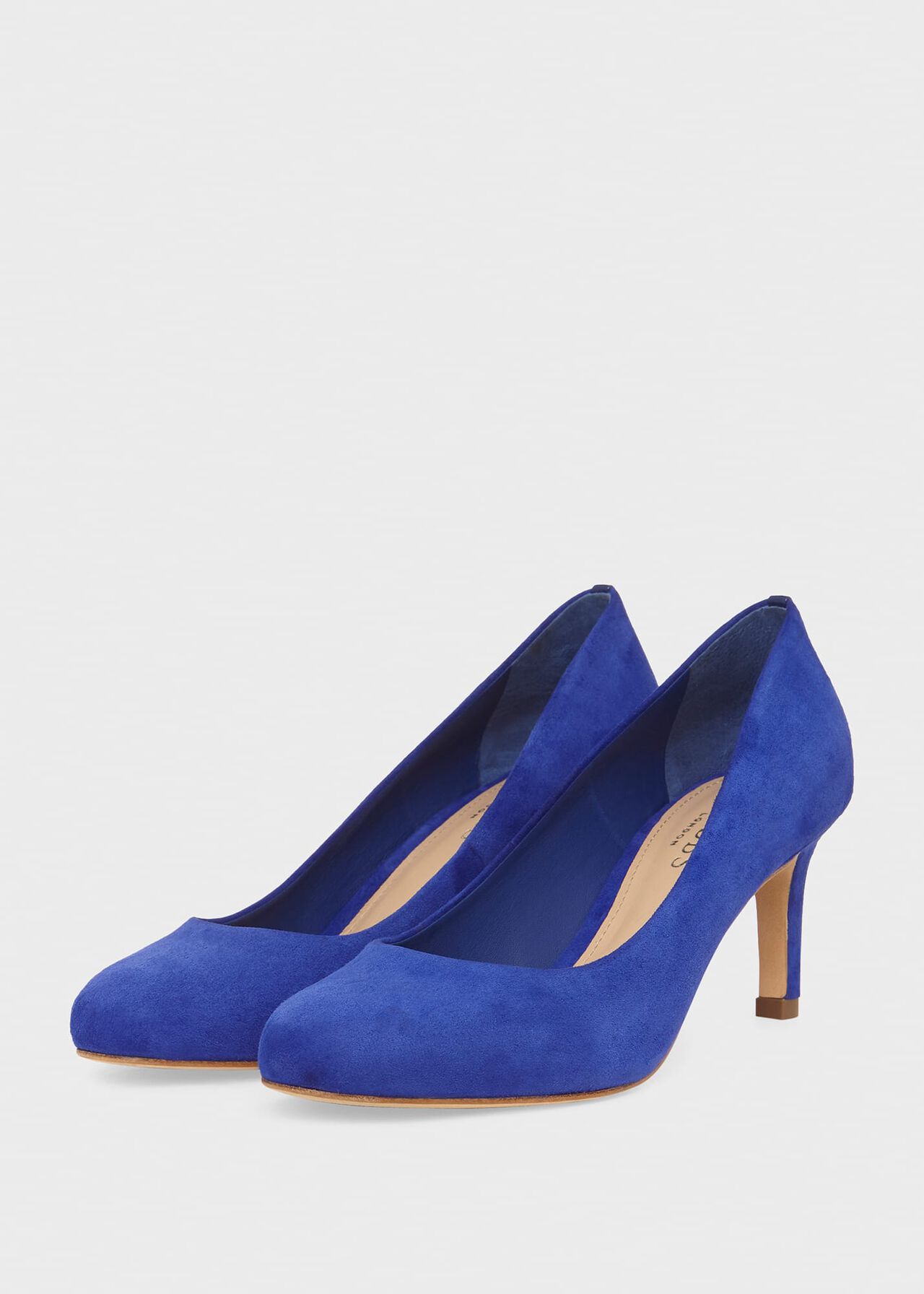 Lizzie Court Shoes, Light Cobalt Bl, hi-res