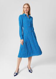 Alberta Shirt Dress, Imperial Blue, hi-res