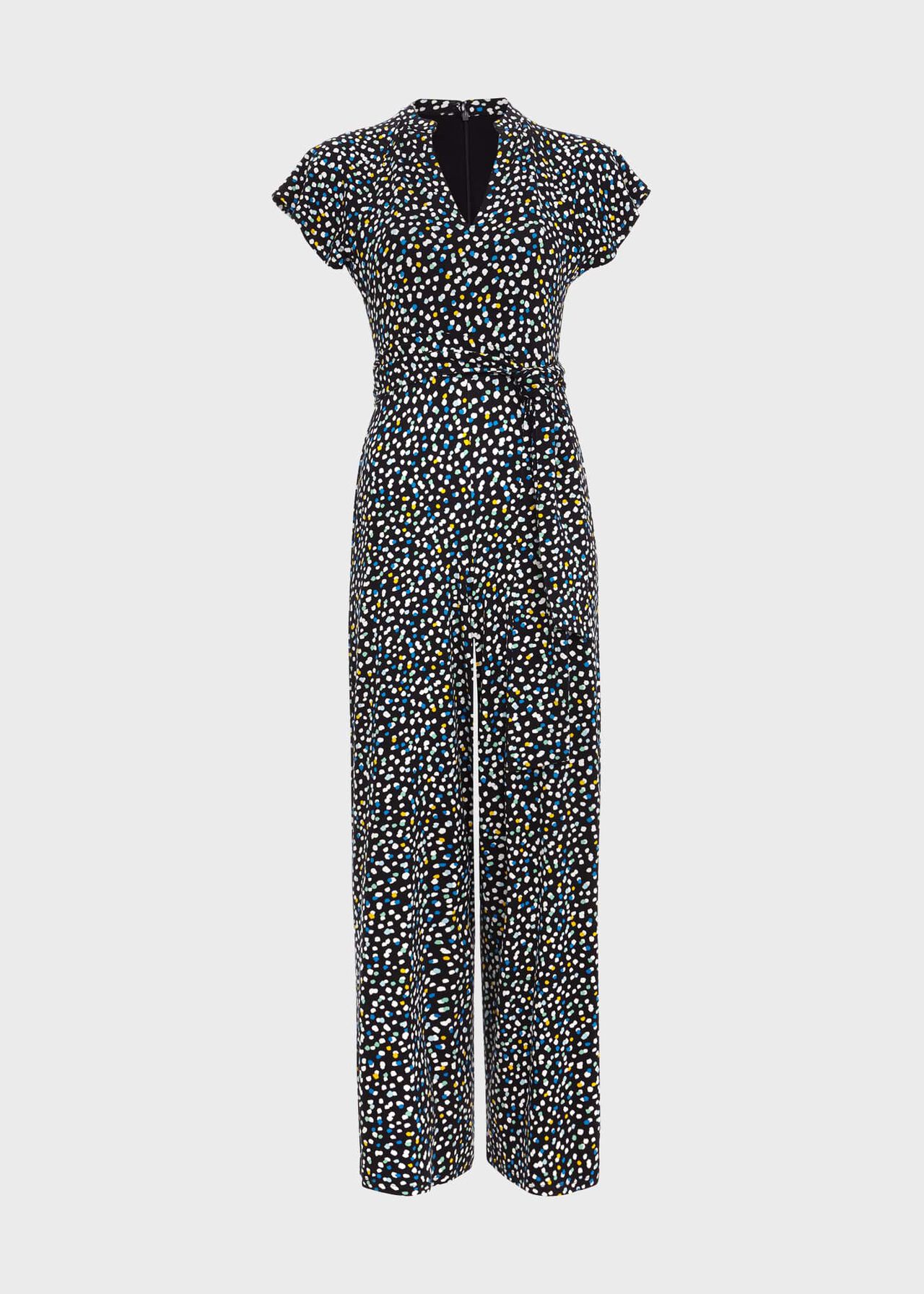 Eden Jersey Jumpsuit, Navy Multi, hi-res