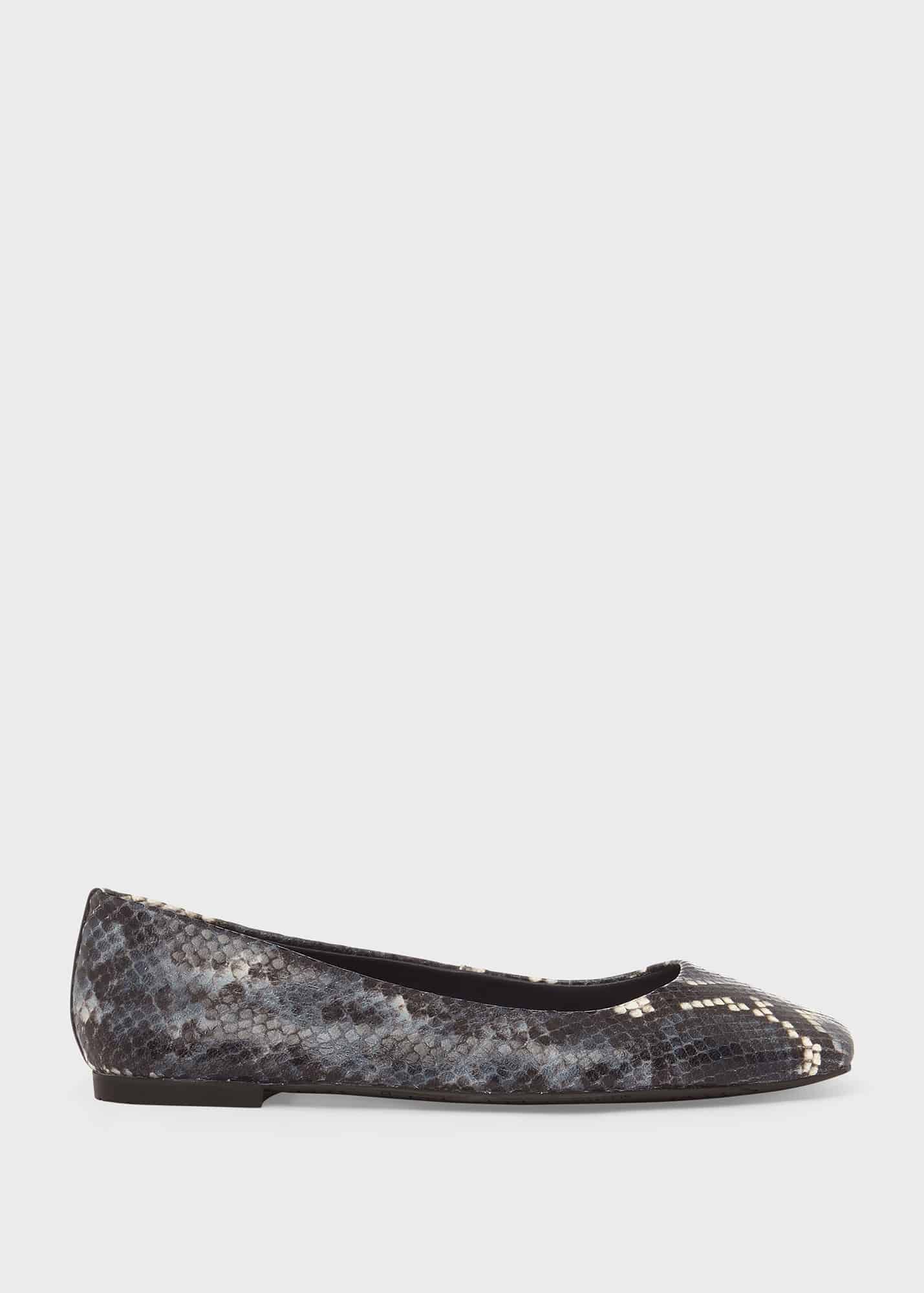 Jemma Leather Flat Shoes