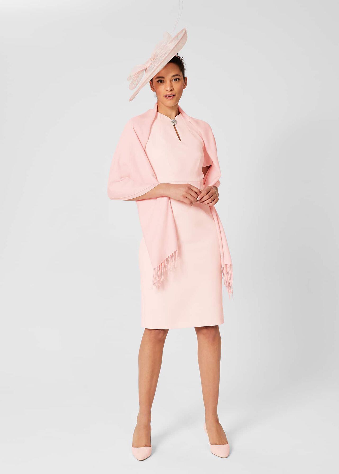 Matilda Scarf, Pale Pink, hi-res