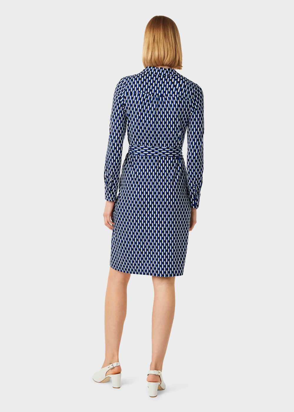 Sandrine Dress, Navy Multi, hi-res