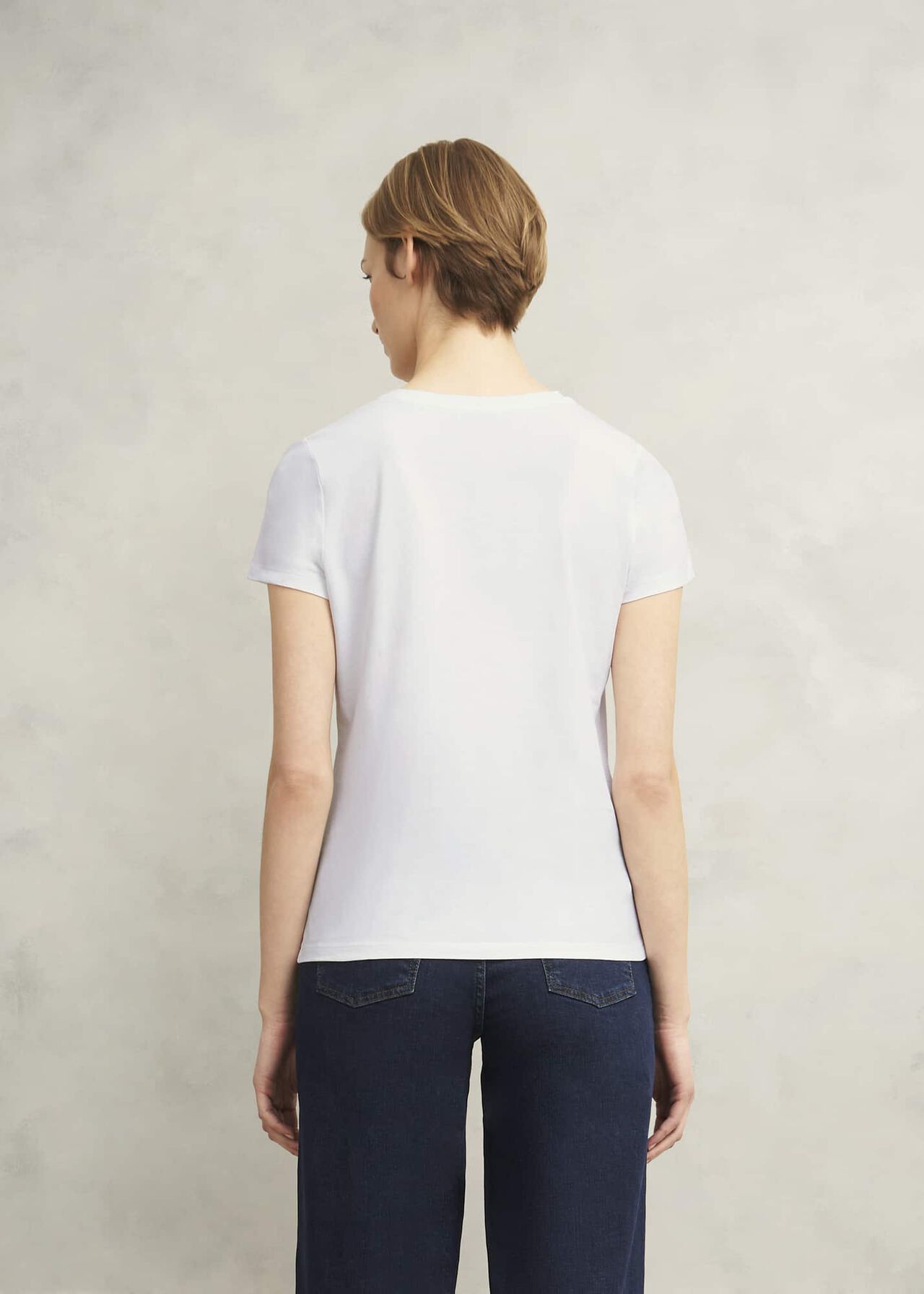 Pixie Embroidered T-Shirt, White Pink, hi-res
