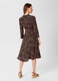 Alex Printed Shirt Dress, Black Multi, hi-res
