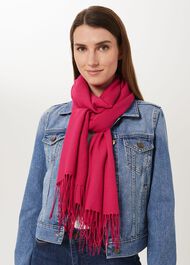 Matilda Scarf, Fuchsia, hi-res