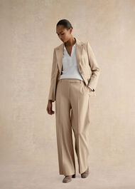 Ashleen Wide Leg Trousers, Neutral, hi-res