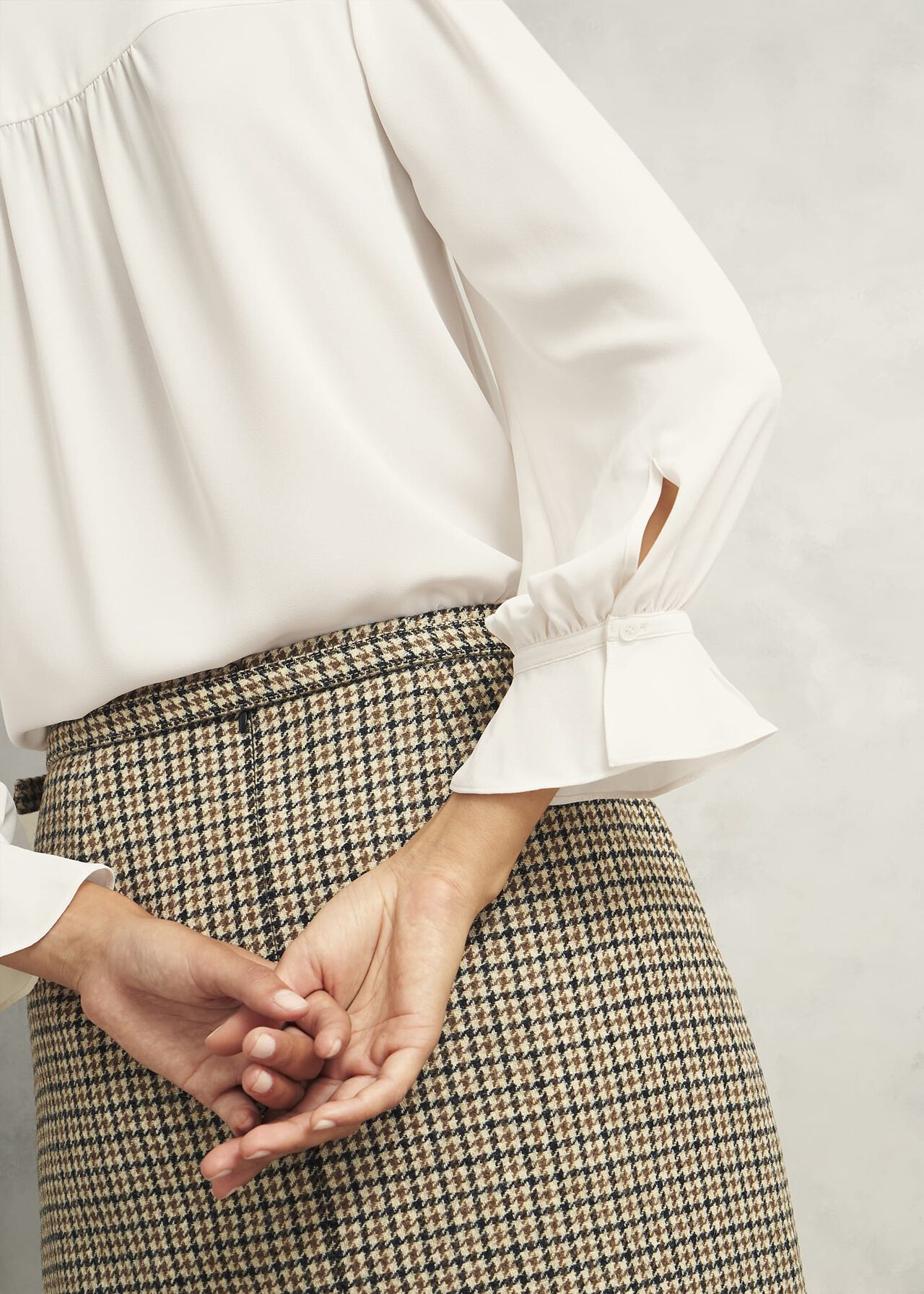 Maribella Blouse, Ivory, hi-res