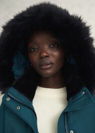 Petite Jaymie Puffer, Kyanite Green, hi-res