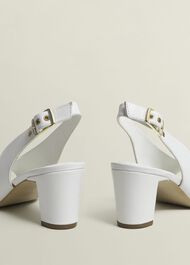 Kali Leather Sandals, Ivory, hi-res