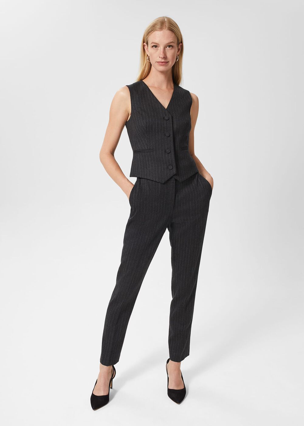 Chelsea Pants, Charcoal Ivory, hi-res