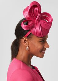 Jade Fascinator, Bright Pink, hi-res